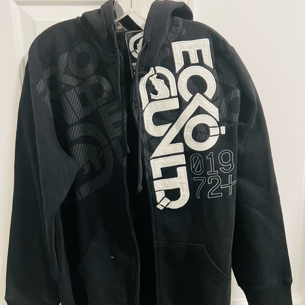 Ecko Unlimited Black Jacket with Logo